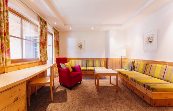 Foto Wohnbereich Junior Suite mit Balkon Foto des Wohnbereichs der Junior Suite mit Balkon