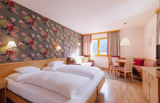 Apartment mit Doppelbett