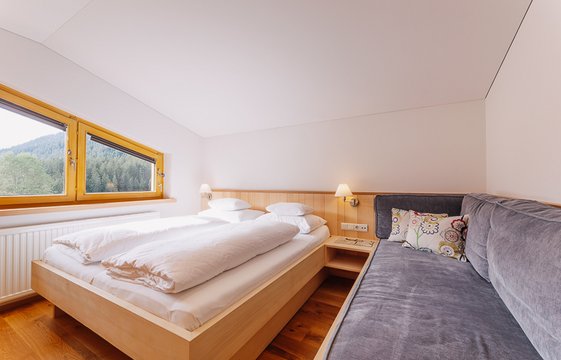 Apartment mit Doppelbett