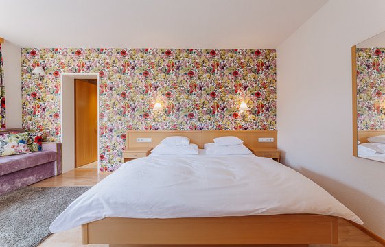 Apartment mit Doppelbett