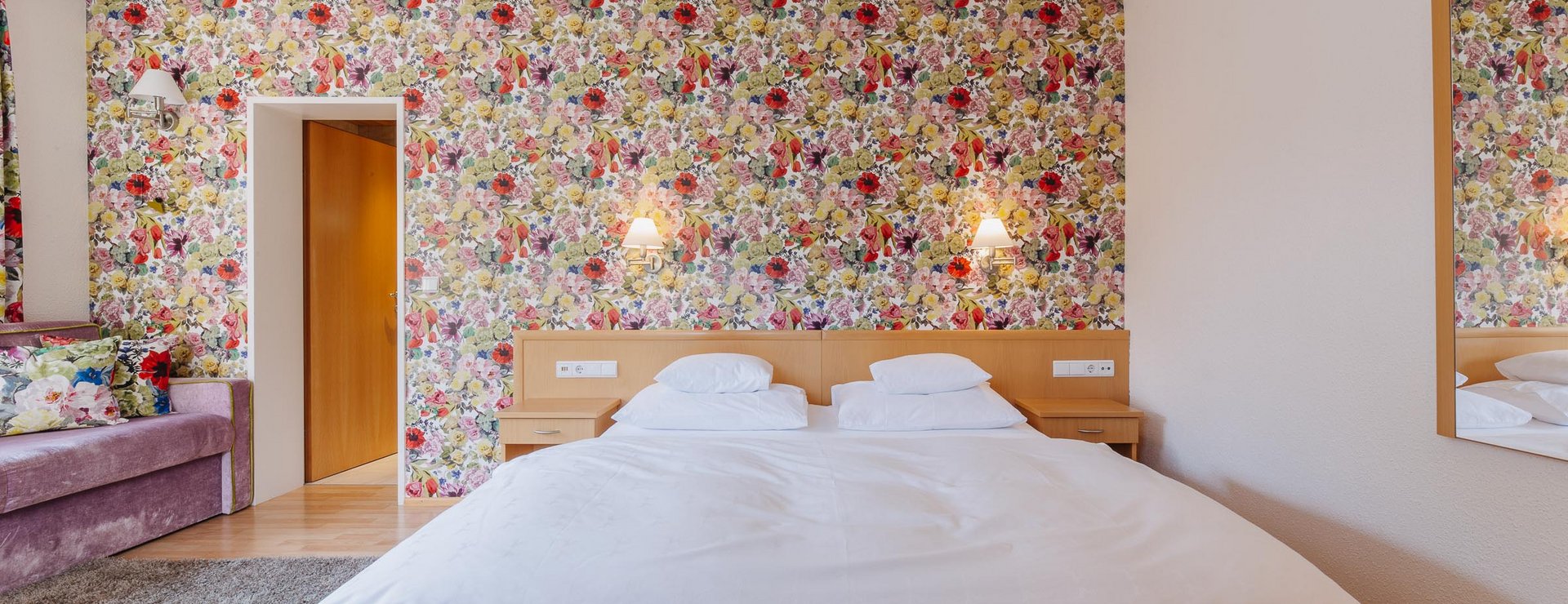 Apartment mit Doppelbett