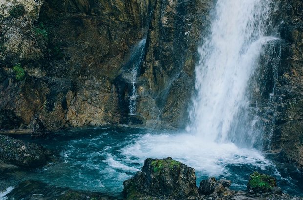 Wasserfall in der Natur Wasserfall in der Natur